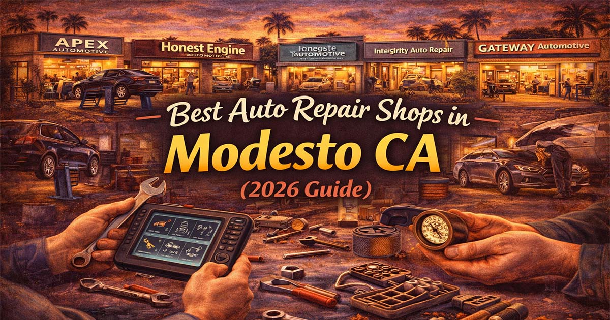 Los mejores talleres de reparacion de autos en Modesto California 2026